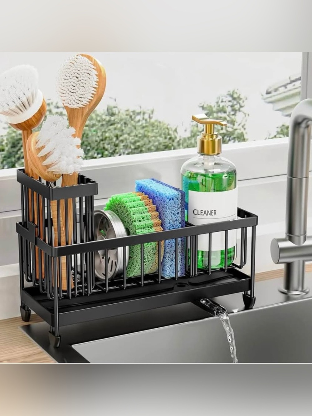 Cisily Sponge Holder for Kitchen Sink